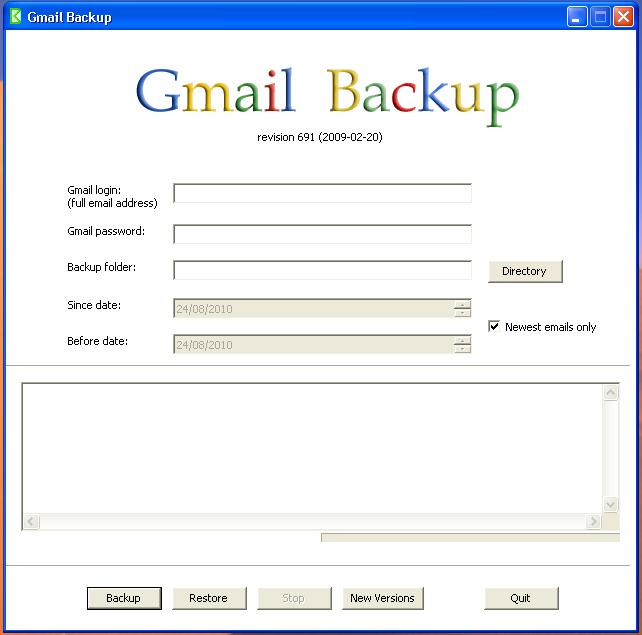 Take A Backup Of GMail Account To Computer