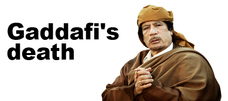 Muammar Gaddafi killed