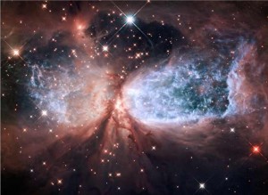 Hubble Serves Up a Holiday Snow Angel
