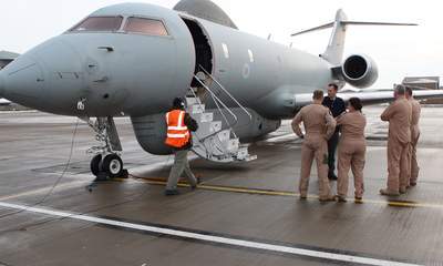 RAF SENTINEL AIRCRAFT DEPLOYS TO AFRICA