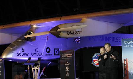 Solar plane to set out to cross U.S. in early May