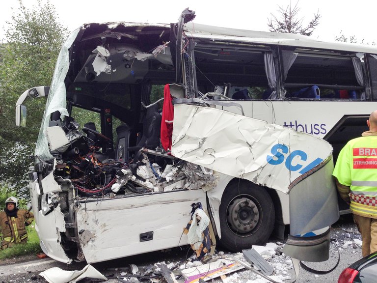 Two dead, several injured in Norway bus crash