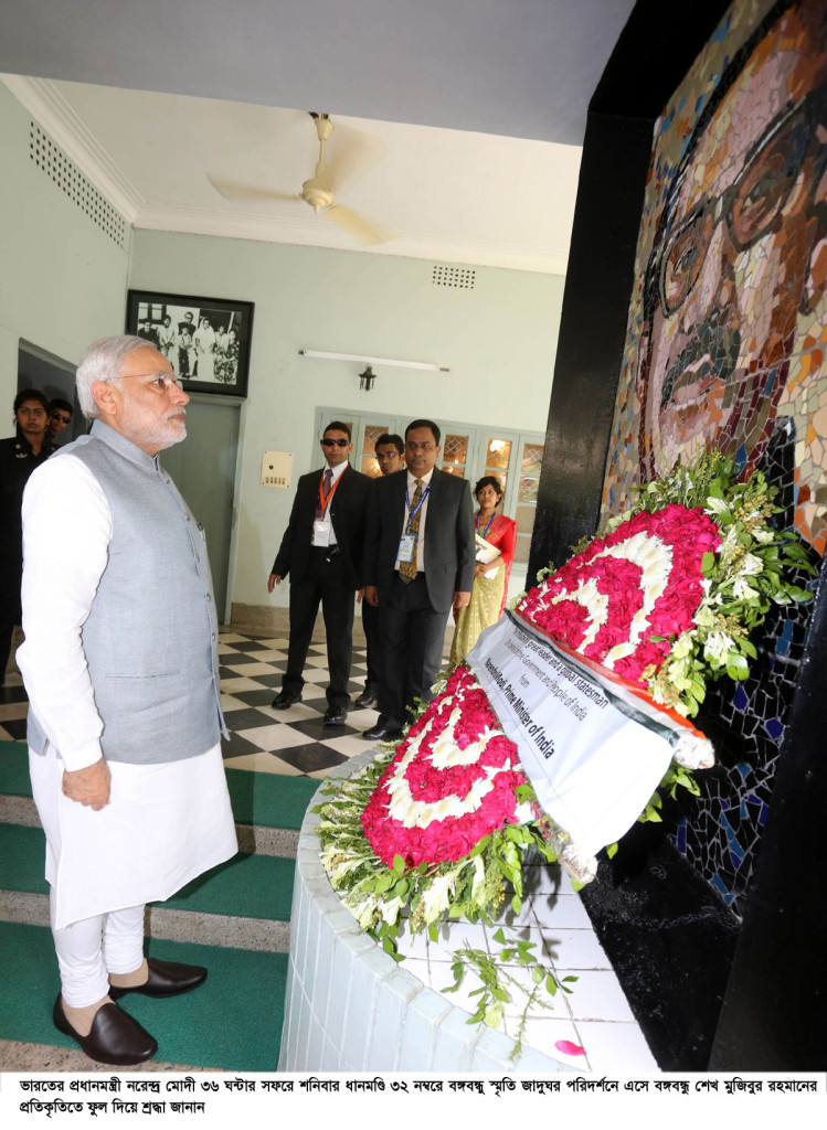 Modi terms Bangabandhu as an "icon of democracy"