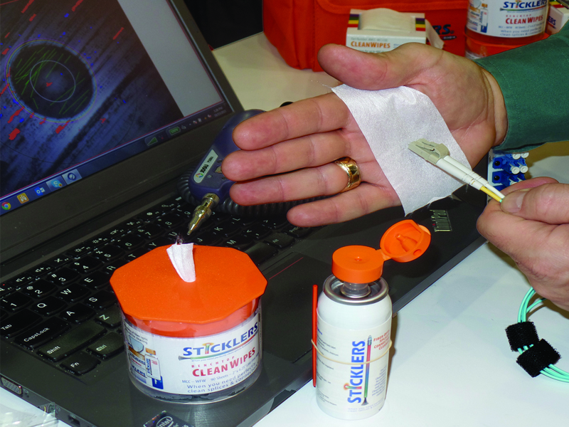 A Success for Sticklers® Fiber Optic Cleaning Tools at CommunicAsia