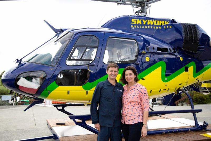 Skywork co-founders and owners, Roger and Miriam Stevenson.