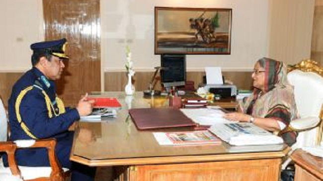 New air chief calls on PM