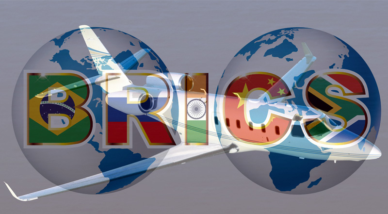 Brazil Leads BRICS on Aircraft Production and Light Jet Use