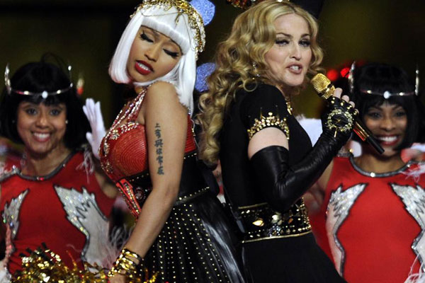 Madonna brings star power, children to new video